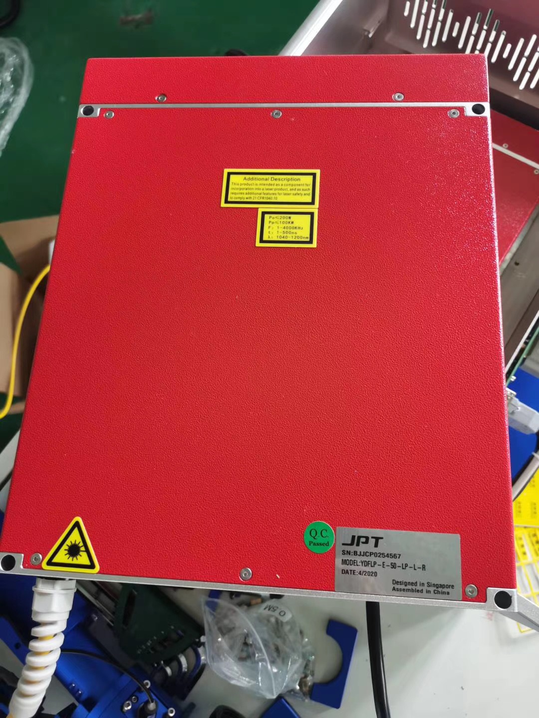 High Speed Fiber Laser Marking Machine Laser Marker