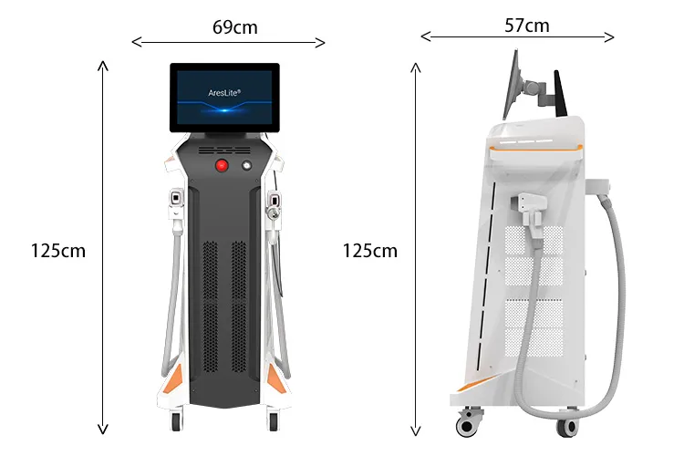 Advanced Titanium Diode Laser Hair Removal System for Beauty Salons