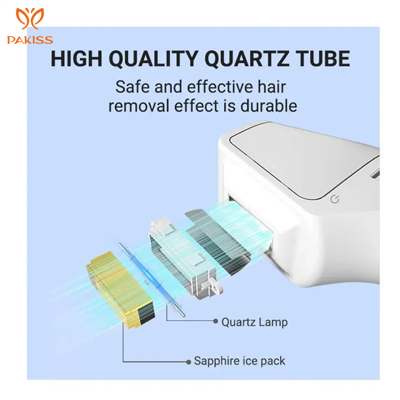Upgraded to 400000 Flashes Ice Cooling IPL Hair Removal Device for Face Armpits Legs Arms Bikini Line Comes With Glasses