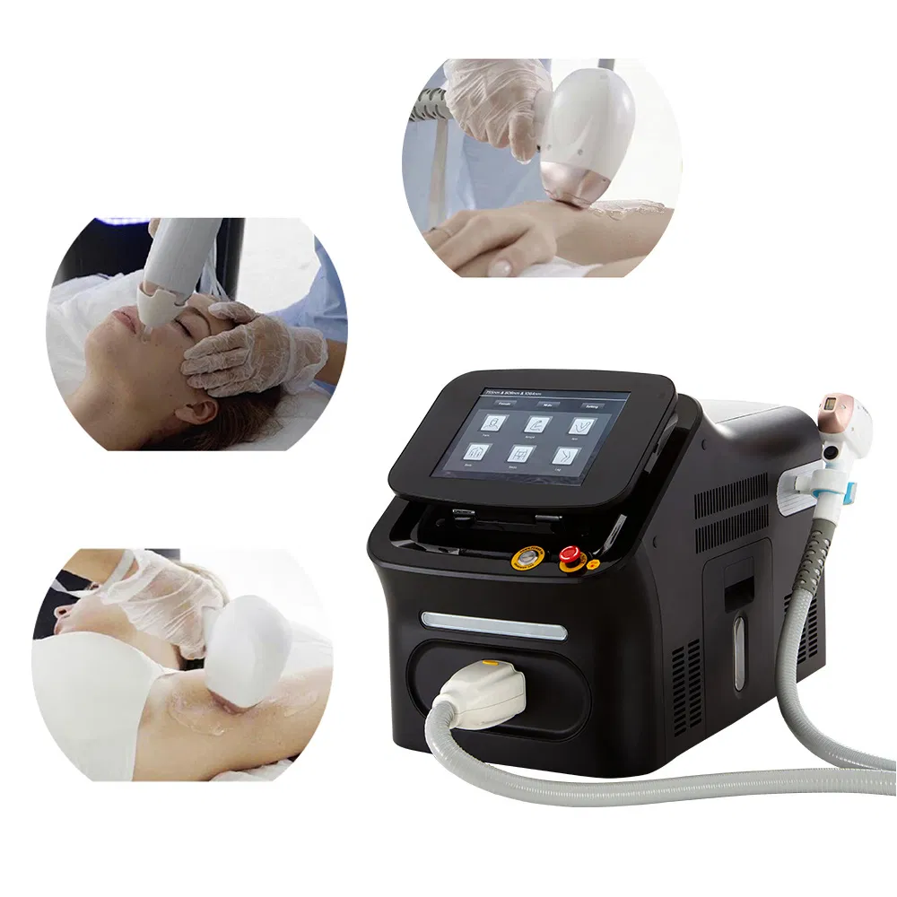 Portable 4 Wavelegths Diode Laser Hair Removal System