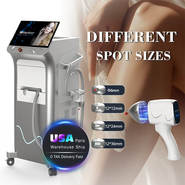 All Skin Tones Laser Hair Removal Machine 4 Wavelengths Technology Safe Effective for Every Client