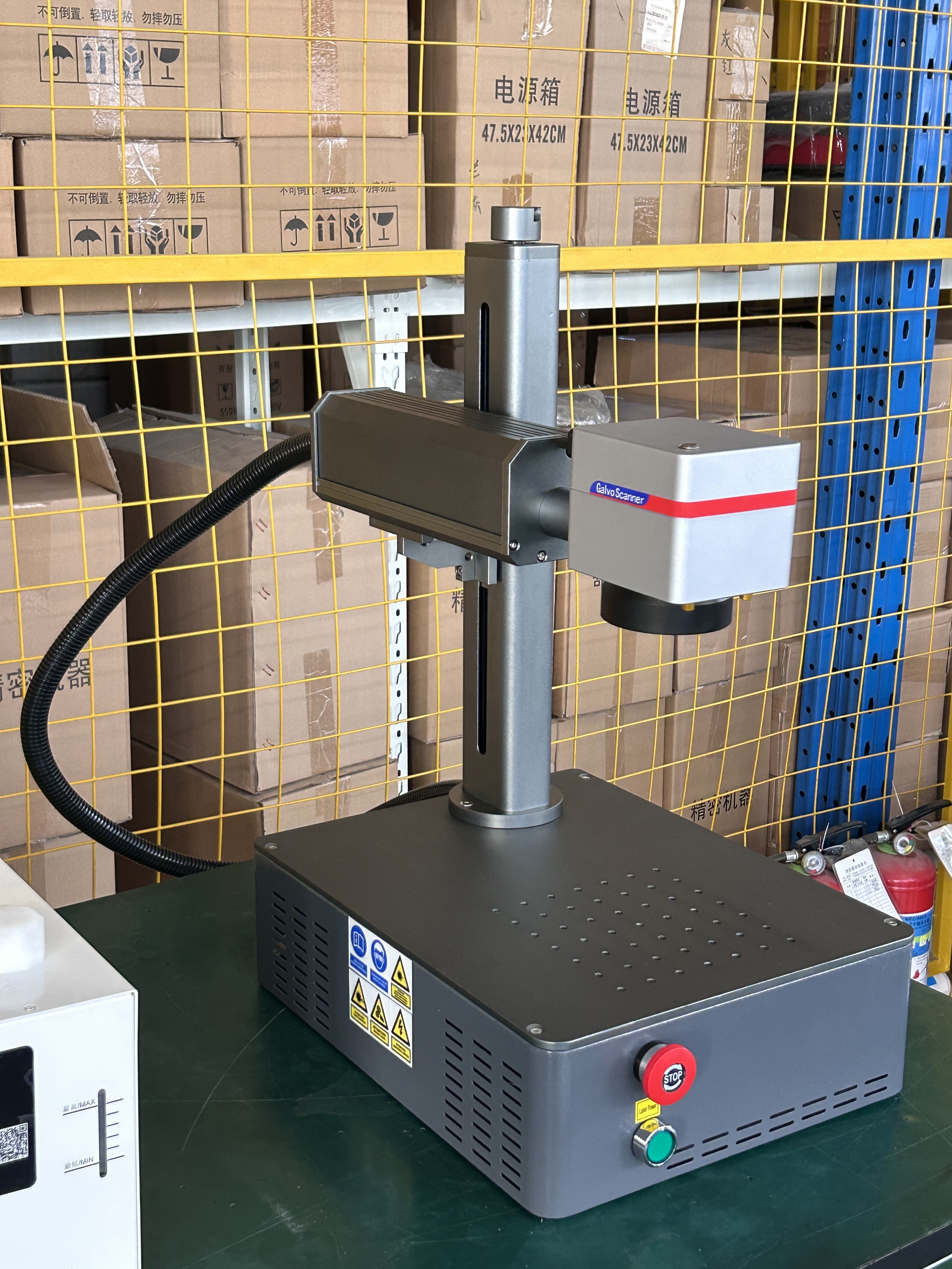 Mini Portable Fiber Laser Marking Machine 20W 30W Desktop Fiber Laser Engraver For Metal Jewelry Ring Silver Brass