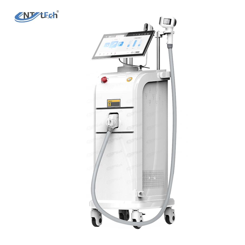 UNT Newest High Power Diode Laser 808 Nm Ice Platinum Titanium 4 Wavelength Diode Laser Hair Removal 2400W 3000W
