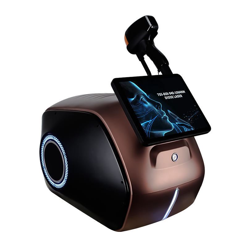755 808 940 1064nm Multi-wavelength Diode Laser Machine Black Gold Hair Removal Device
