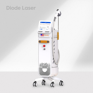 2 Head Handle Big Screen 808nm Diode Laser Hair Removal Machine 755 808 1064 nm Multi Wave for All Color Skin