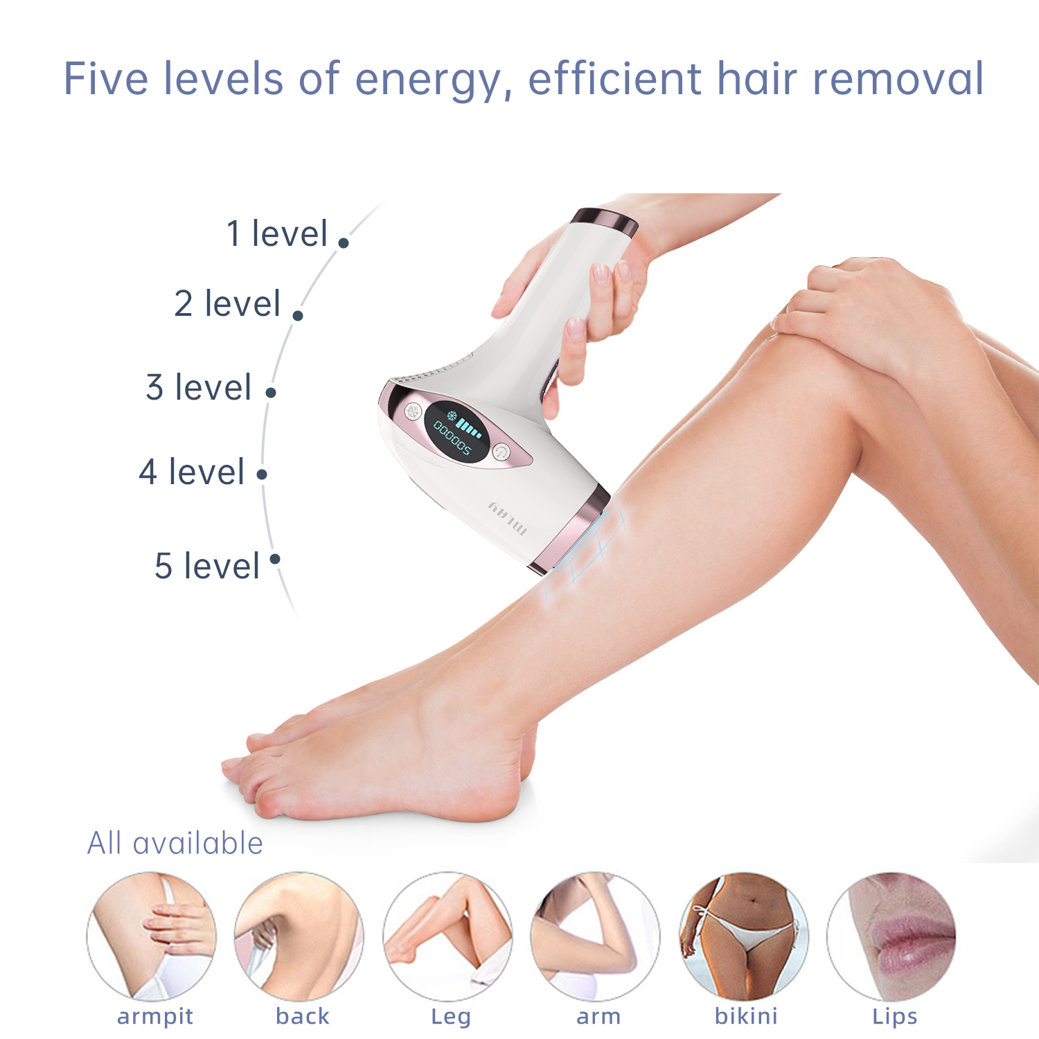 MLAY Use Beauty Device Laser Hair Removal Machine Ice Technology Xenon Lamp Cool IPL Hair Removal IPL Home Thunder Laser Nova 51