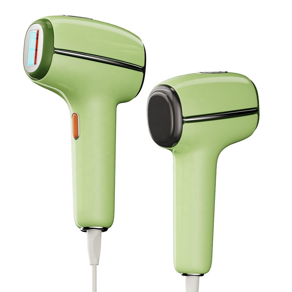 Portable 2-in-1 Diode Laser Hair Removal Epilator Home Use Ice Cool IPL for Full Body English Operating Instructions