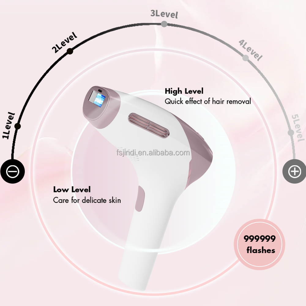 OEM Smart IPL Cordless at Home Laser Hair Removal Device Permanent Visible Hair Reduction in Hair Regrowth for Body &amp; Face