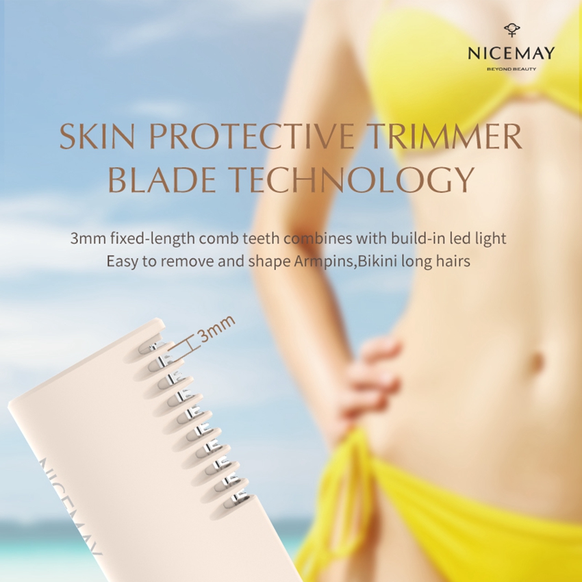 New Model Compact Painless Hair Trimmer Electric Depilacion Facial Women Body And Facial Hair Remover