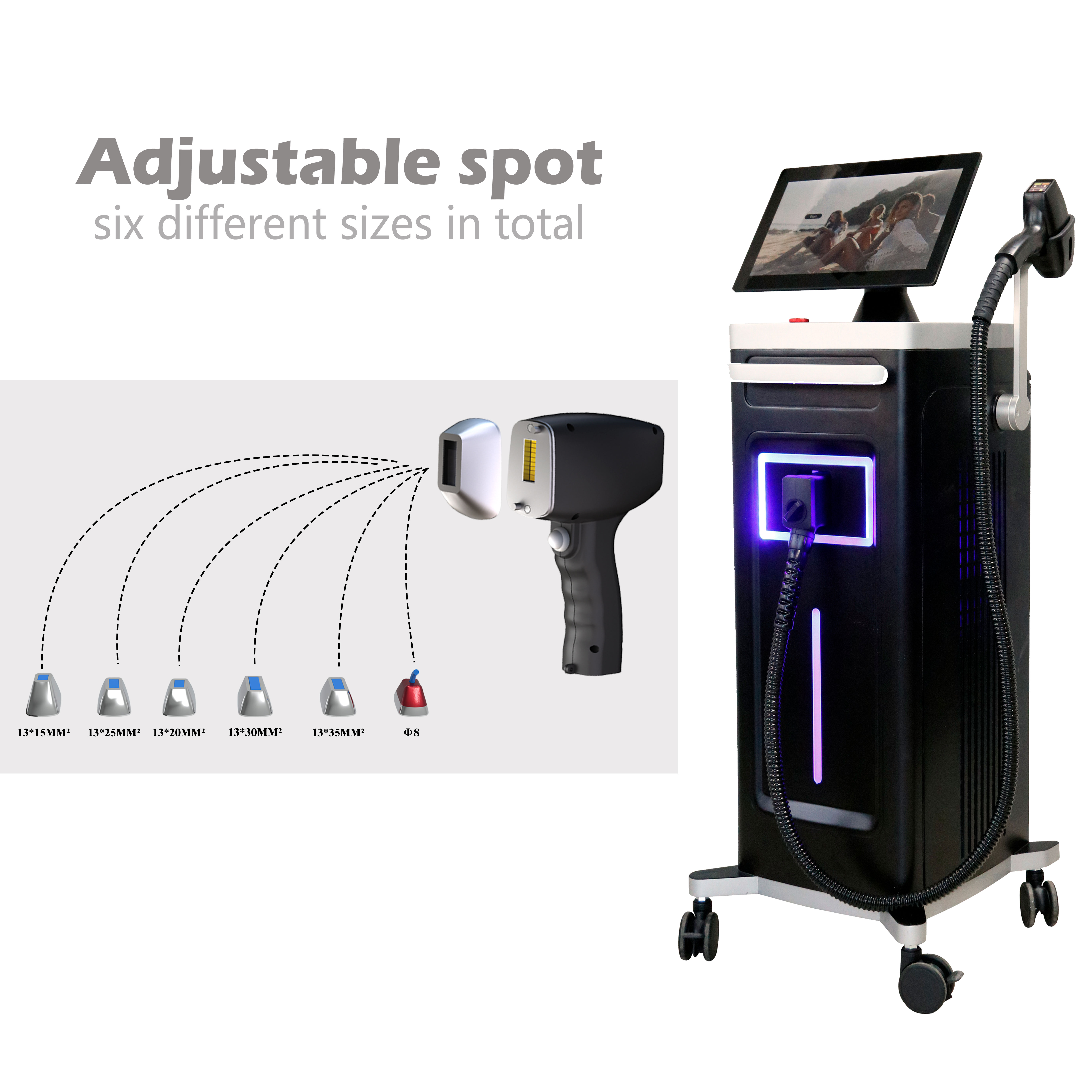 Weifang KM Latest 4K 1000W 1200W 1600W Triple Wave 808nm Diode Laser Hair Removal Machine Beauty Equipment At Competitive Price