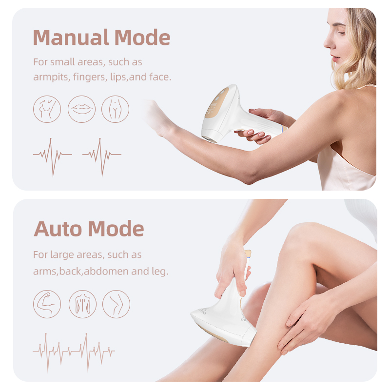 Portable Home Use IPL Laser Hair Removal Device With Ice Cooling System Painless Epilator For Hair Removal And Skin Rejuvenation