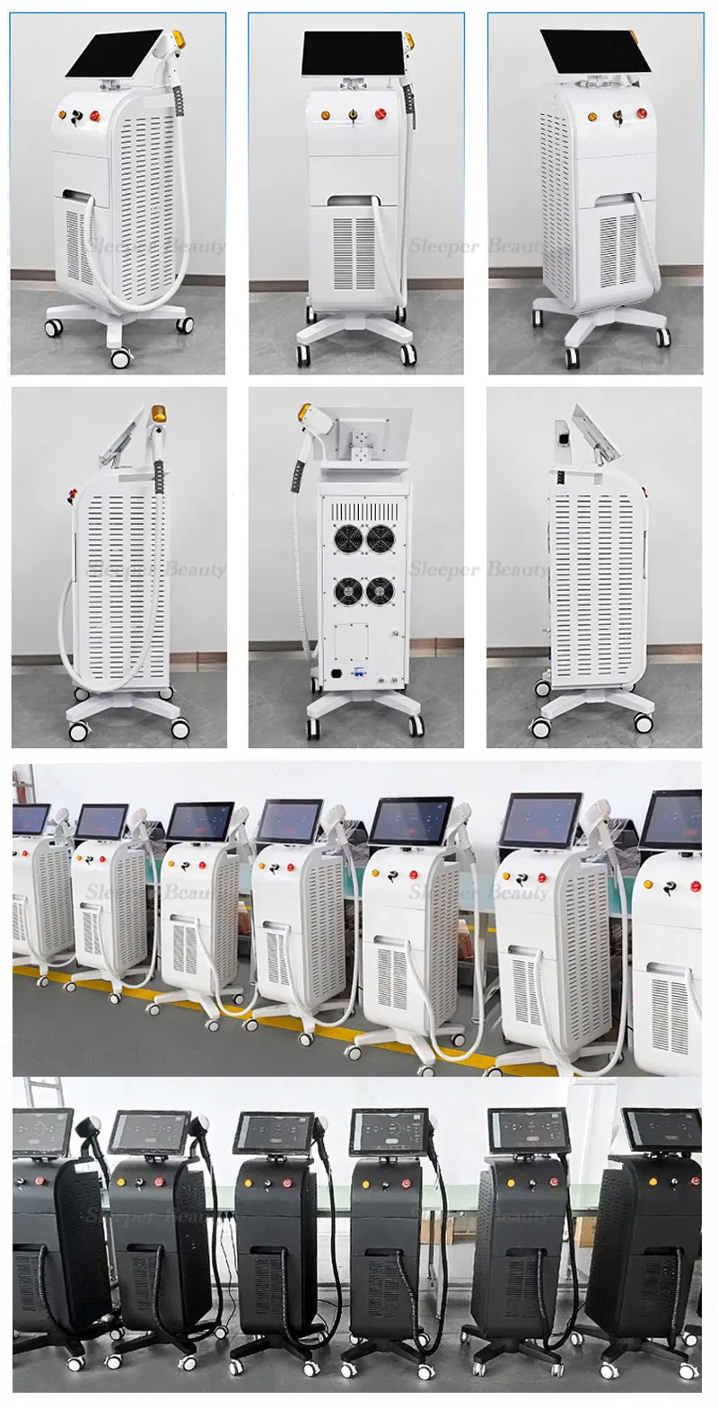 Professional 808nm Diode Laser Hair Removal Machine New Tec Cooling Technology 2 Years Warranty Remote Control System
