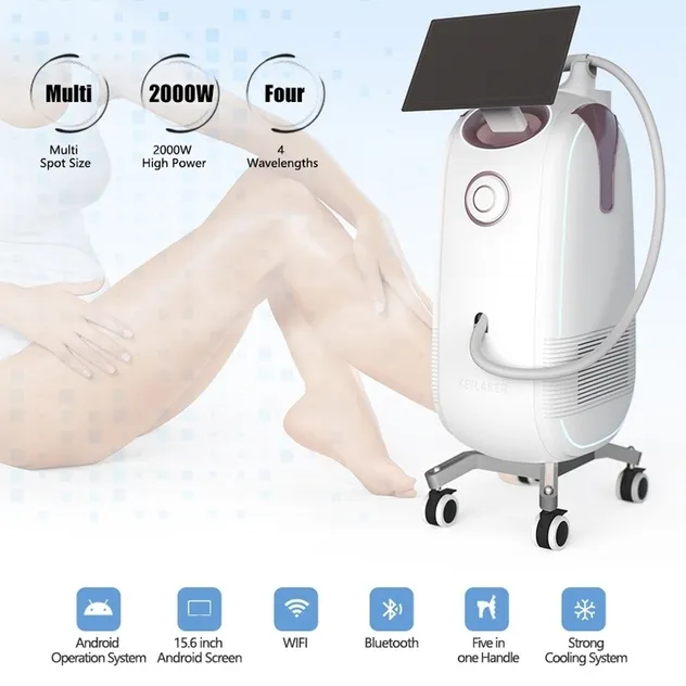 Advanced Vertical Mobile K800 Diode Laser Hair Removal System