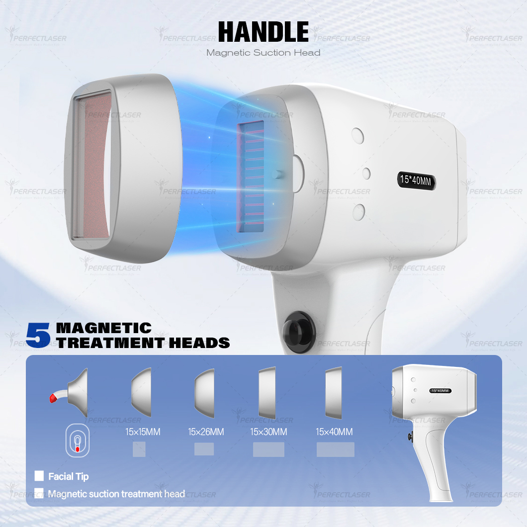 4 Wave Diodo Laser Salon Beauty Equipment Diode Laser Hair Removal Machine Professional 755 808 940 1064nm Handle