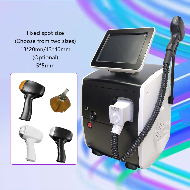 Professional High-Power 1600W 4-Wave Diode Laser Hair Removal Device 755nm 808nm 1064nm Radiator Cooling Full Body English