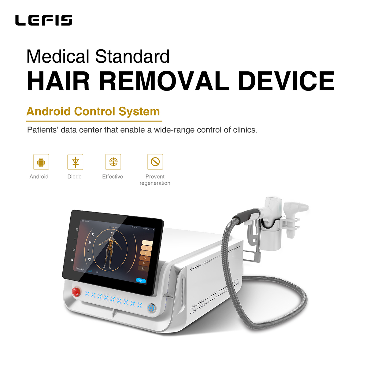 Medical 4 Wavelengths Diode Laser Hair Removal Machine 755nm 808nm 940nm 1064nm Multi Handpiece Permanent Hair Removal