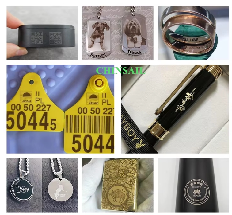 Fiber Laser Metal Engraving Samples