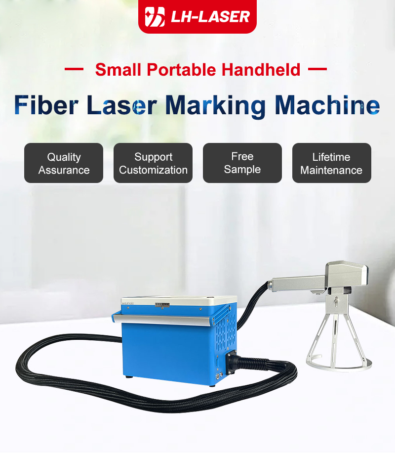Portable Handheld Fiber Battery-Powered Laser Marking Machine for Heavy or Hard-to-Move Objects