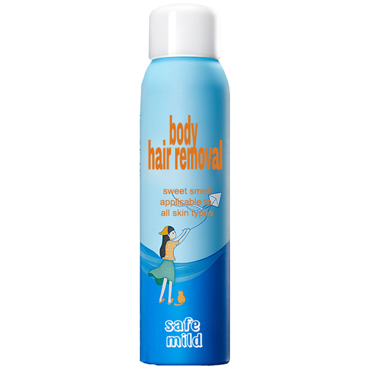 Professional 120ml Factory Cream Hair Removal Spray For Women's Face Bikini Area &amp; Legs OEM Chemical Woman Hair Remover