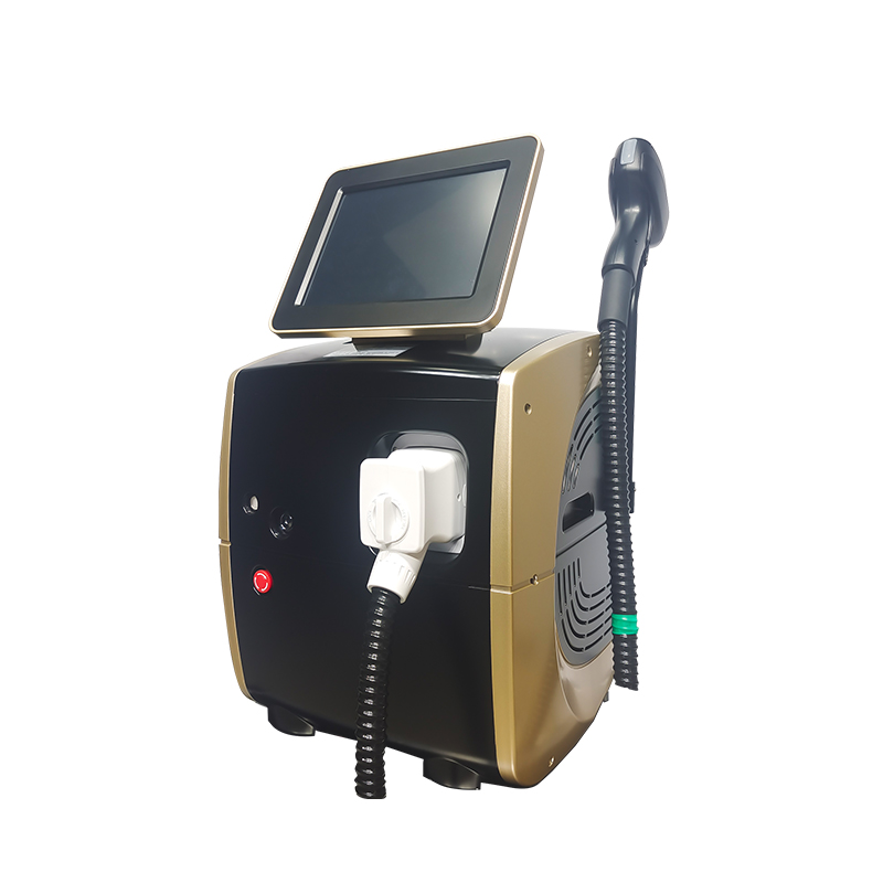 Professional High-Power 1600W 4-Wave Diode Laser Hair Removal Device 755nm 808nm 1064nm Radiator Cooling Full Body English