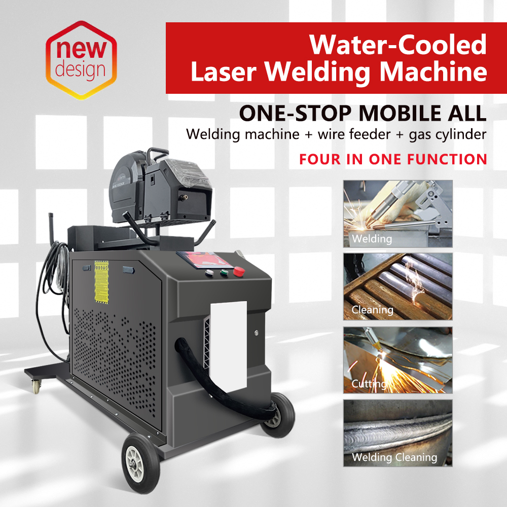 Portable Handheld Laser Welding Machine for Metal Laser Welder 3 in 1 Metal Steel Welding Cutting Cleaning 4 in 1 3000w