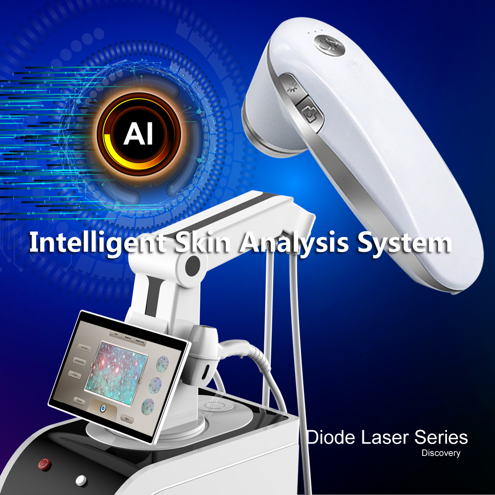 Commercial Professional High 1000W 808nm Diode Laser Hair Removal Machine Permanent Air Cooling Epilator Skin Rejuvenation