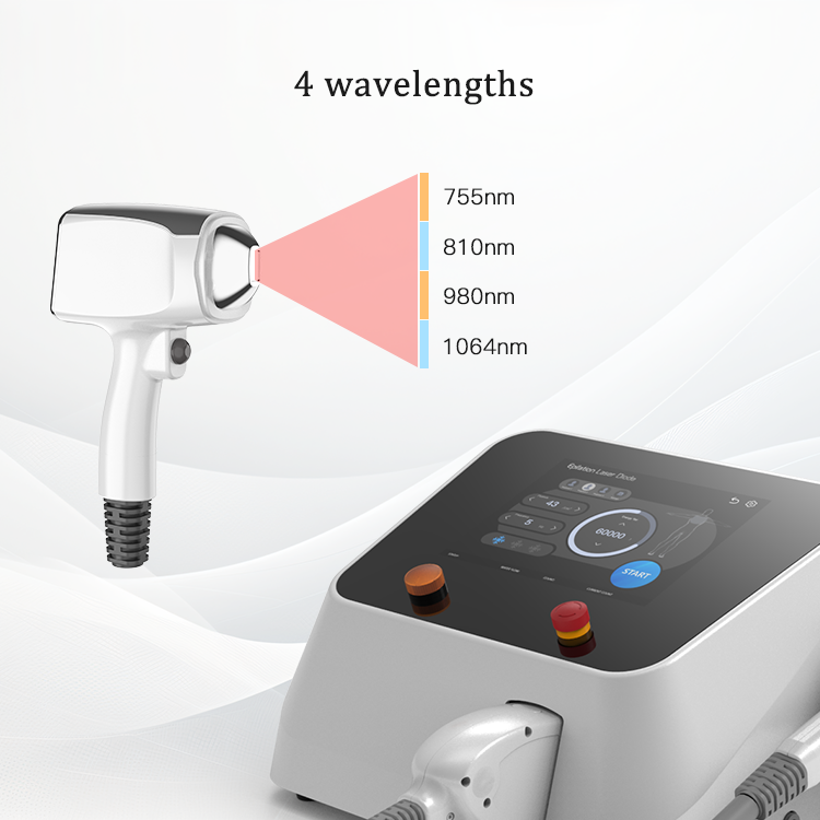 CE Approved 1200W Portable Diode Laser Hair Removal Machine Painless 1064nm Dark Skin Tone