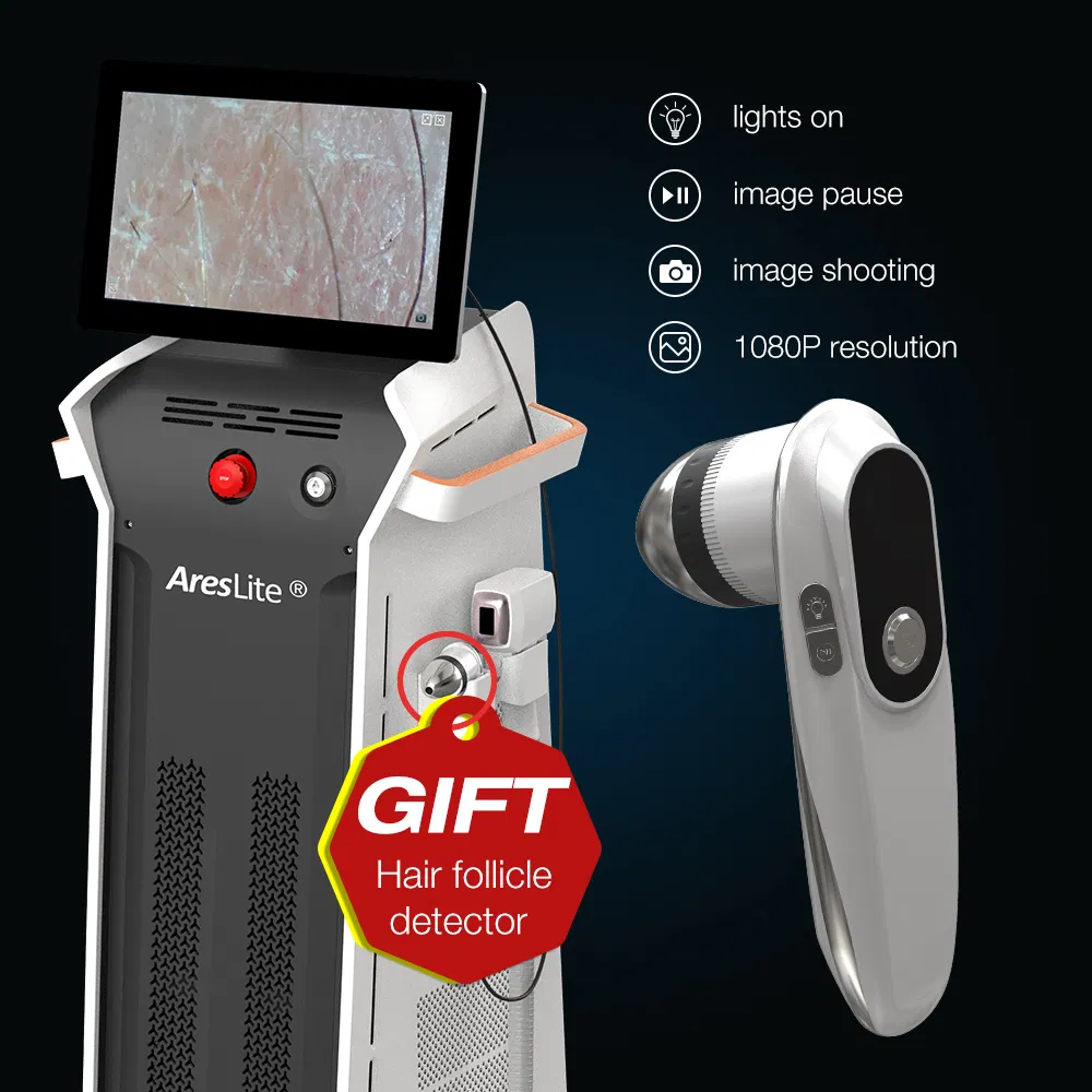 Advanced Titanium Diode Laser Hair Removal System for Beauty Salons