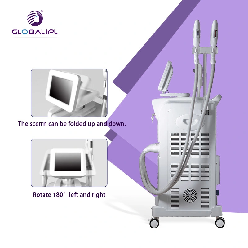 3 in 1 Multifunction Elight IPL Opt +755nm Picosecond Laser + RF Laser Hair Rremoval/ 360 Magneto Optical System