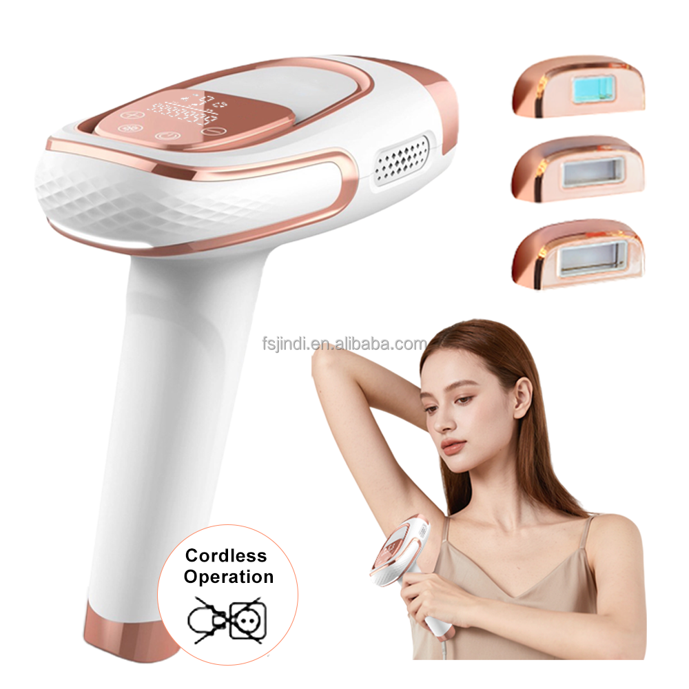2025 New Cordless Ice Cooling IPL Hair Removal System with 510 - 1200nm Intense Pulsed Light Fast Flash Laser Epilator for Women