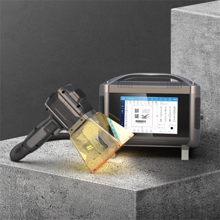 Fiber Handheld 20W Laser Printer Laser Marking Machine Potable Laser Engraving Machine for Metal