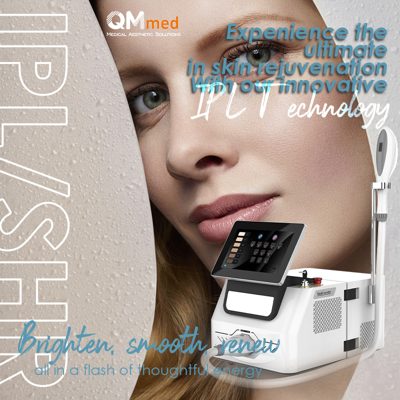 Best IPL Machinepl Dpl Laser Hair Removal Machine Permanent Painless Hair Reduction System for Free Ailmodel: Qm-100hair Removal Machine