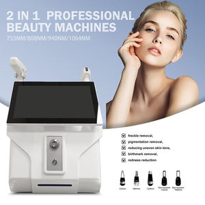 3 Wavelengths Ice Cooling Skin Beauty Machine 755 808 1064nm Long Lasting Hair Reduction Device With 5 Probes Pigment Removal