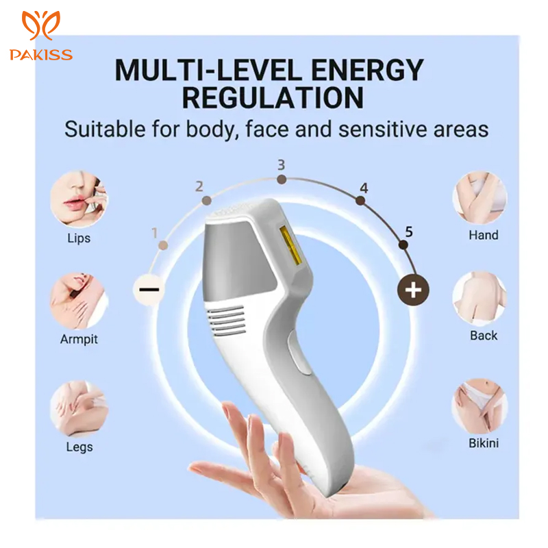 Upgraded to 400000 Flashes Ice Cooling IPL Hair Removal Device for Face Armpits Legs Arms Bikini Line Comes With Glasses