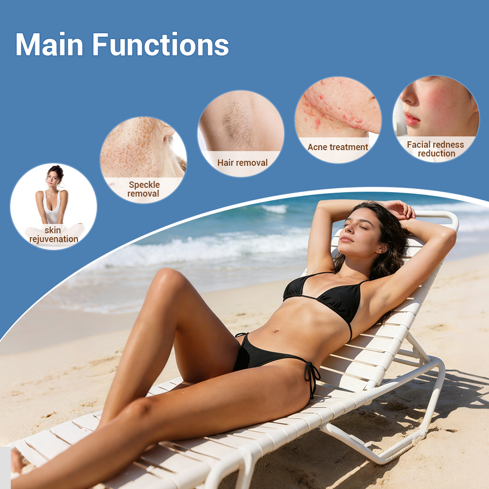 2026 Newest Professional DPL Hair Removal Skin Beauty Machine with 6-Wavelength