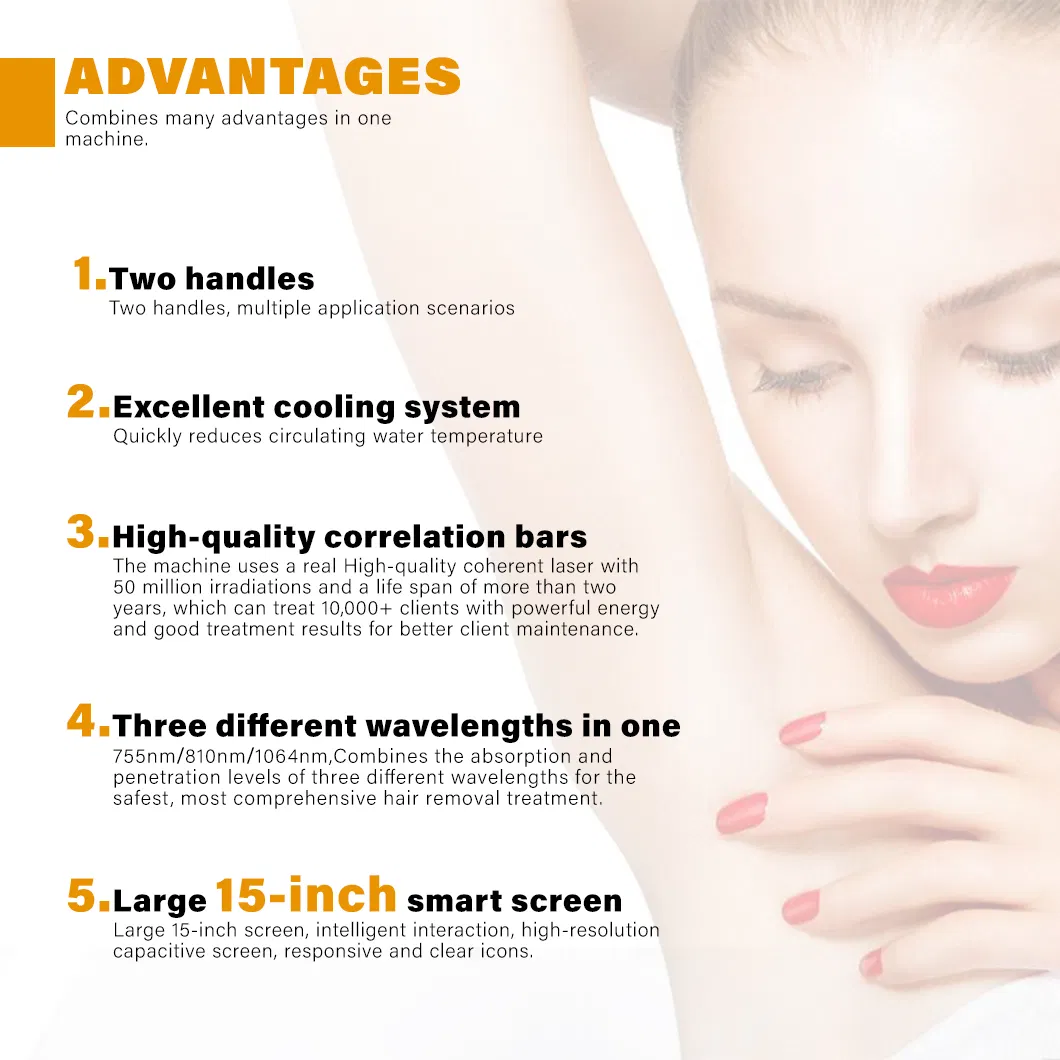 Safe Hair Removal Sopra Diode Laser Treatment Cooling System