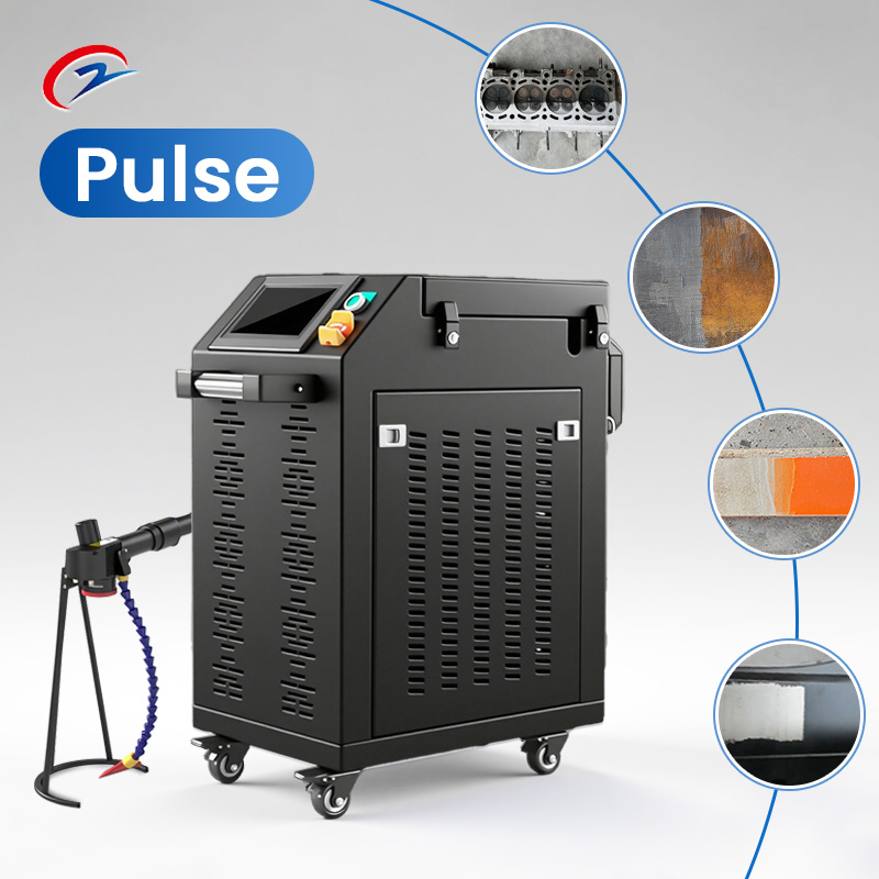 300W Professional Pulse Laser Cleaner Industrial Rust Removal Marking Cutting With Air Cooling System