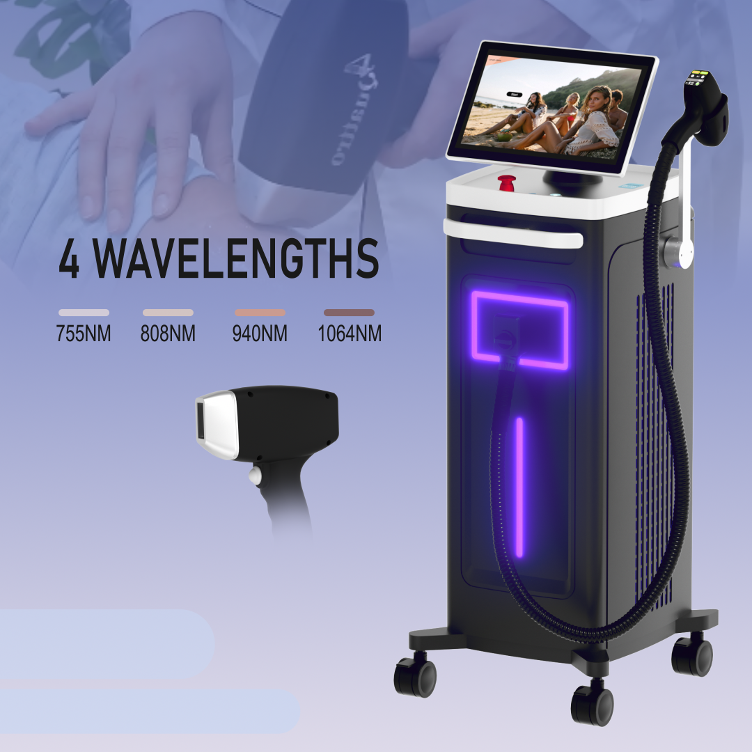 Weifang KM Latest 4K 1000W 1200W 1600W Triple Wave 808nm Diode Laser Hair Removal Machine Beauty Equipment At Competitive Price