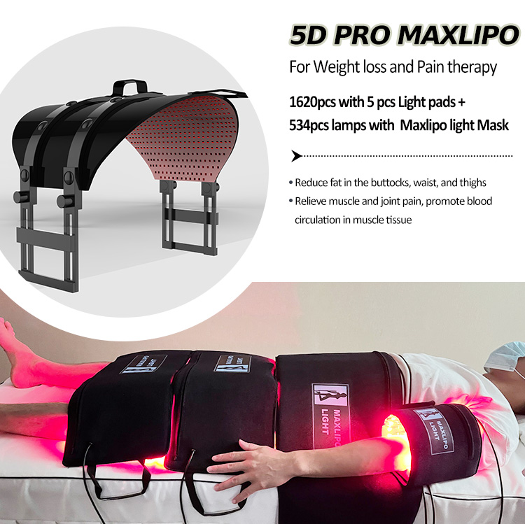 5D For Lipo Laser Contour Light Therapy Service Equipment Air Cooling For Slimming Weight Loss Fat Burning Skin Rejuvenation