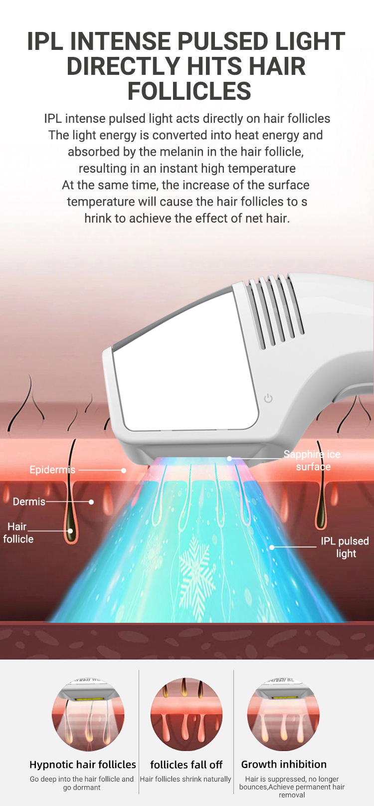 Laser hair removal device display 5