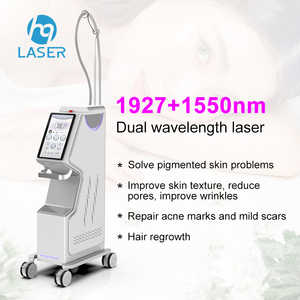 Professional 1927nm 1550nm Thulium Lasering Machine 400W Skin Rejuvenation Smart System Salon Use DDP Fast Shipping Now