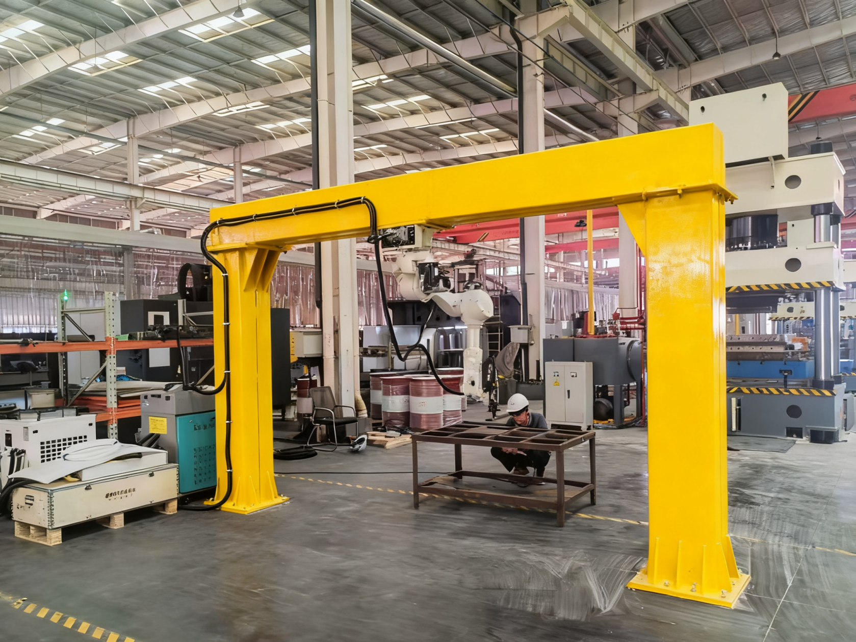 3D Robot Fiber Laser Cutting Machine For Metal Cypcut Control AI For Sphere Sheet Pipe Cutting Laser Cutter Laser Machinery