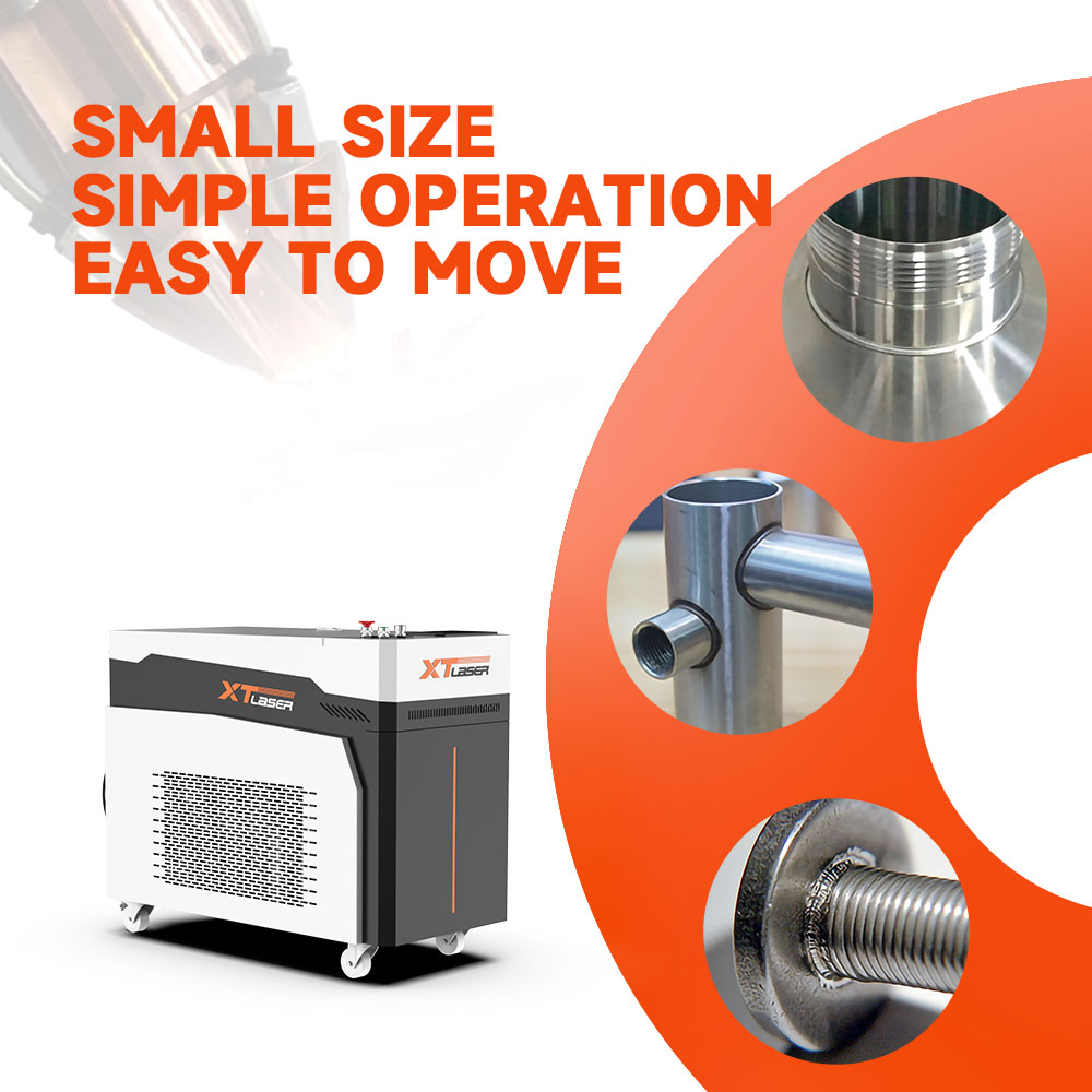 New XTLASER Handheld Fiber Laser Welding Cutting And Cleaning Machine 1500W/2000W/3000W With Easy Operation Small Design