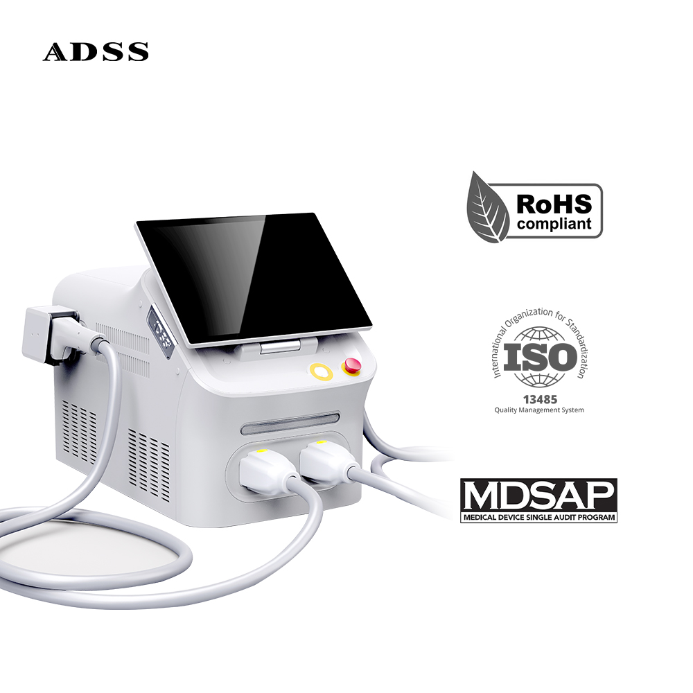 ADSS Delicate Pulse Light IPL Laser Hair Removal and Skin Rejuvenation Machine for Whole Body Medical Grade