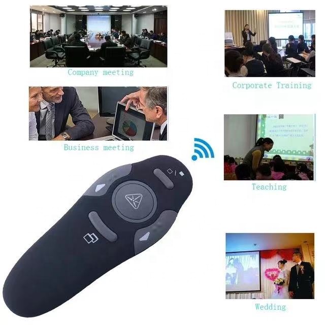 Wireless Laser Pointer Presenter Powerful Pen 2.4G RF USB Flip PPT Presentation Remote Control Lazer Pointers Support Custom