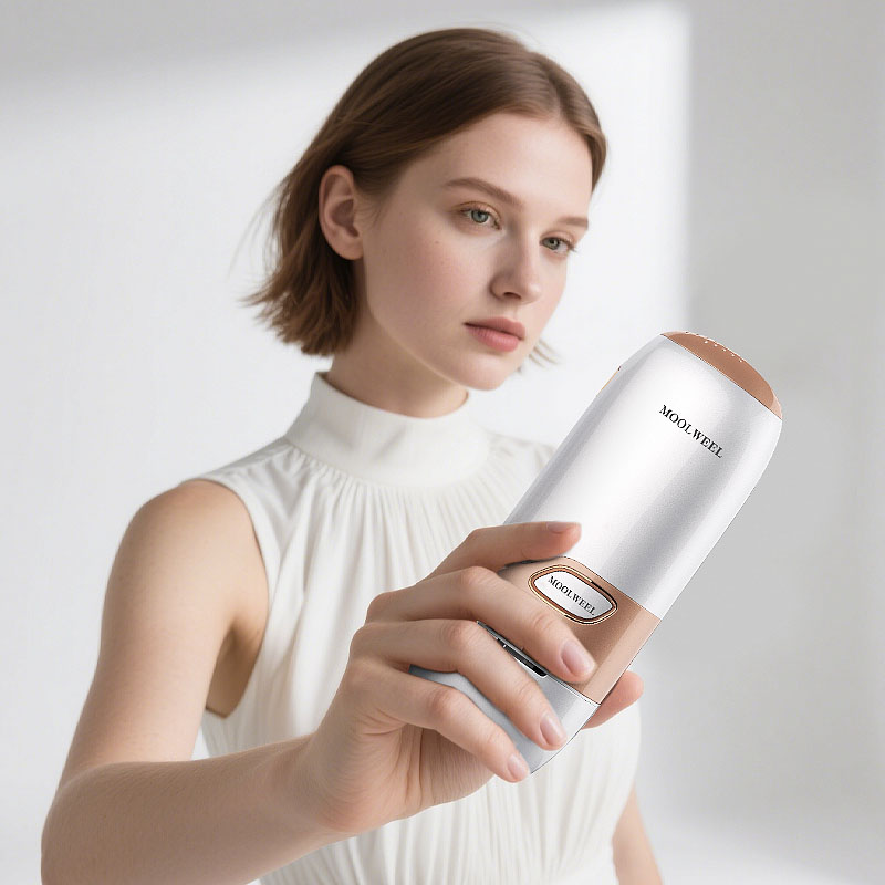 Moolweel T003 Professional Home Use Laser Hair Removal Device New Model 2025 Pain-Free IPL Machine Cooling System Mini Epilator