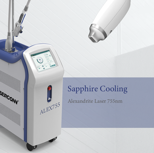 Alex 755 Portable Alexandrite 755nm 2000W Air Cooling Laser Hair Removal Machine Whole Body Beauty Treatment Commercial Use 1