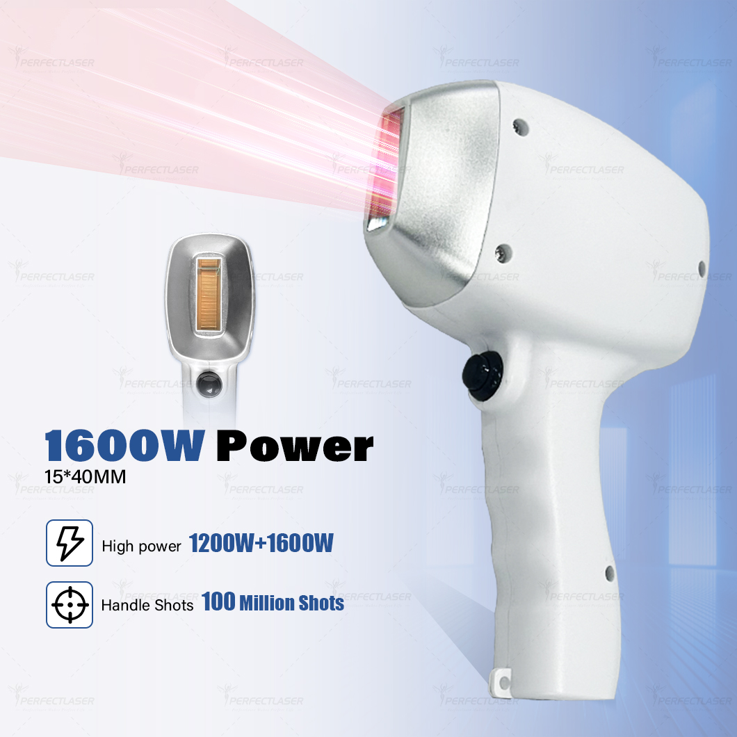Perfectlaser 8mm Facial Tip Diode Laser Epilation For Ear Nose Eyebrow Bikini Area Full Body Permanent Hair Removal Device