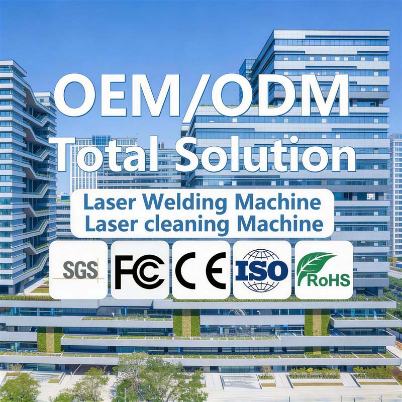 100W Eco Friendly Mobile Air Cooled Pulse Laser Cleaning Machine Rotating Smart Screen Touch Start System HF LASER