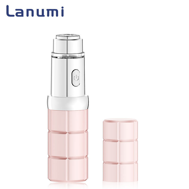 Lanumi 2114 Women's Facial Hair Remover Electric Painless Disposable Battery Bikini Trimmer Household Face Lip Chin Portable